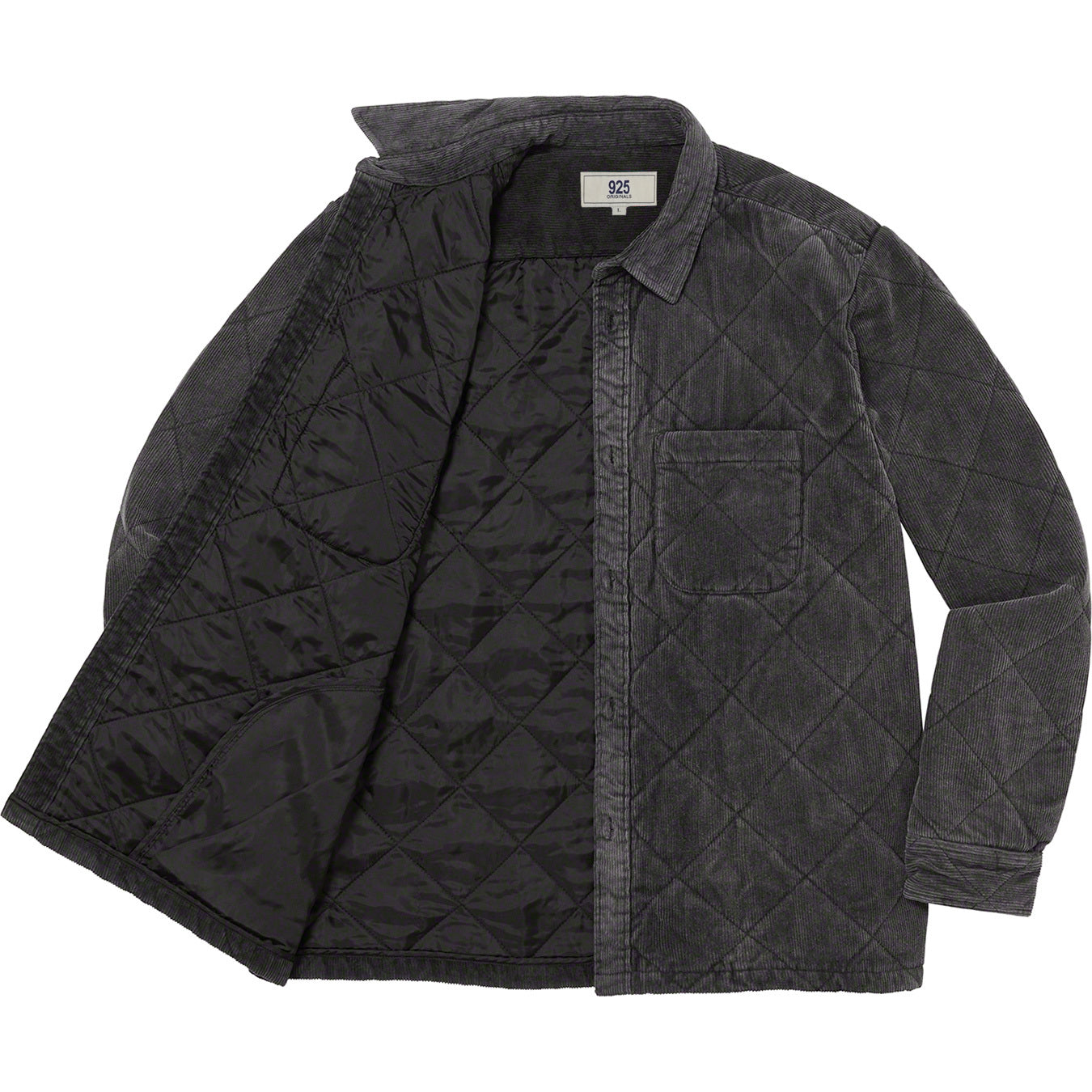 QUILTED CORDUROY SHIRT