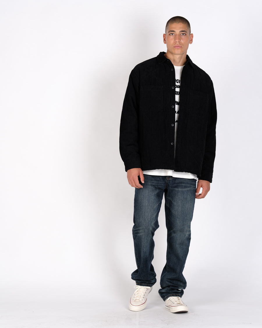 QUILTED CORDUROY SHIRT