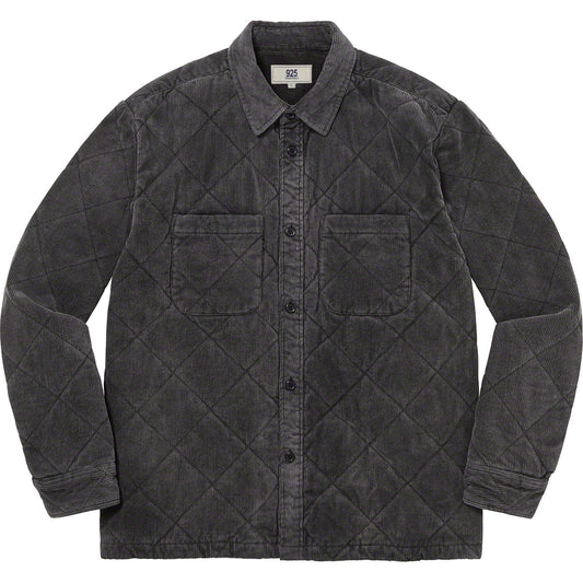 QUILTED CORDUROY SHIRT